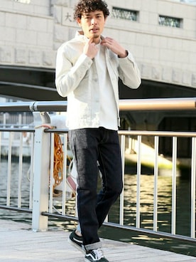 「Denime」｜DenimeWebStoreさん（メンズ・173cm）の冬コーディネート