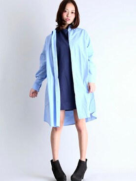 「Denime（ドゥニーム）のアイテム（ワンピース/ドレス）」を使った、DenimeWebStoreさん（レディース・162cm）の冬コーディネート