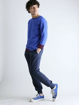 「ジョガーパンツ」｜DenimeWebStoreさん（レディース・173cm）の春コーディネート