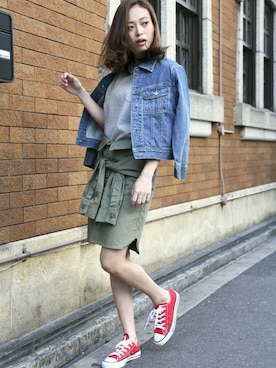 DenimeWebStoreさん(レディース・162cm)の春コーディネート