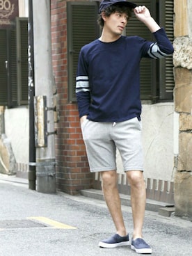 「Denime（ドゥニーム）のアイテム」を使った、DenimeWebStoreさん（メンズ・173cm）の春コーディネート