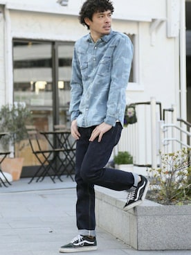 「Denime」｜DenimeWebStoreさん（メンズ・173cm）の春コーディネート