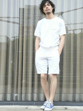 「Denime（ドゥニーム）のアイテム（パンツ）」を使った、DenimeWebStoreさん（メンズ・173cm）の春コーディネート