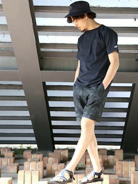 「hat」｜DenimeWebStoreさん（メンズ・173cm）の春コーディネート