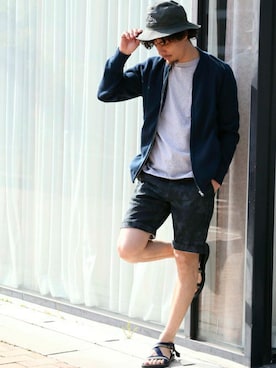 「halo commodity（ハロ　コモディティー）のアイテム」を使った、DenimeWebStoreさん（メンズ・173cm）の春コーディネート