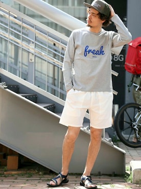 「halo commodity（ハロ　コモディティー）のアイテム」を使った、DenimeWebStoreさん（メンズ・173cm）の夏コーディネート