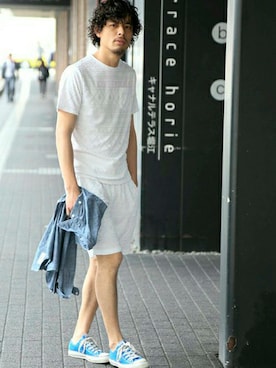 「Denime」｜DenimeWebStoreさん（メンズ・173cm）の夏コーディネート