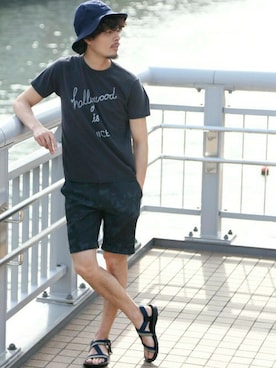 「halo commodity（ハロ　コモディティー）のアイテム」を使った、DenimeWebStoreさん（メンズ・173cm）の夏コーディネート