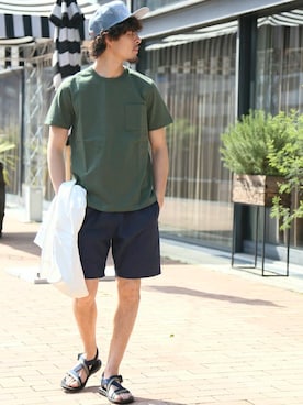 「The Endless Summer（エンドレスサマー）のアイテム」を使った、DenimeWebStoreさん（メンズ・173cm）の夏コーディネート