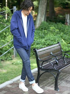 「VANS VAULT（バンズボルト）のアイテム」を使った、DenimeWebStoreさん（メンズ・173cm）の夏コーディネート