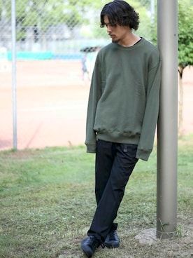 「Denime（ドゥニーム）のアイテム」を使った、DenimeWebStoreさん（メンズ・173cm）の秋コーディネート