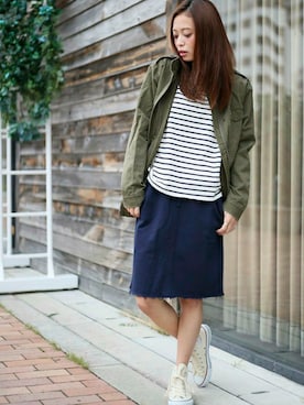 「Denime（ドゥニーム）のアイテム」を使った、DenimeWebStoreさん（レディース・162cm）の秋コーディネート