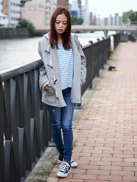 「Denime（ドゥニーム）のアイテム」を使った、DenimeWebStoreさん（レディース・162cm）の冬コーディネート