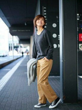 DenimeWebStoreさん（レディース・160cm）の冬コーディネート