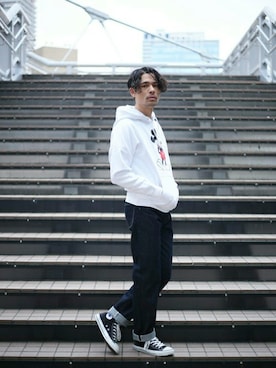 「ミッキー」｜DenimeWebStoreさん（メンズ・173cm）の春コーディネート