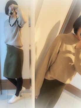 「CONVERSE（コンバース）のCONVERSE コンバース ジャック パーセル / JACK PURCEL（スニーカー）」を使った、MIHOさん（レディース・164cm）の冬コーディネート