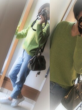 「CONVERSE（コンバース）のCONVERSE コンバース ジャック パーセル / JACK PURCEL（スニーカー）」を使った、MIHOさん（レディース・164cm）の春コーディネート