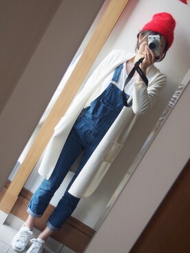 「CONVERSE（コンバース）のCONVERSE コンバース ジャック パーセル / JACK PURCEL（スニーカー）」を使った、MIHOさん（レディース・164cm）の春コーディネート