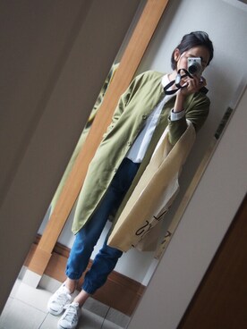 「CONVERSE（コンバース）のCONVERSE コンバース ジャック パーセル / JACK PURCEL（スニーカー）」を使った、MIHOさん（レディース・164cm）の春コーディネート