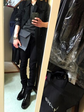 「McQ（マックキュー）のアイテム」を使った、hiroshiさん（メンズ・168cm）の春コーディネート