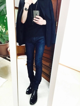 「McQ（マックキュー）のアイテム」を使った、hiroshiさん（メンズ・168cm）の夏コーディネート