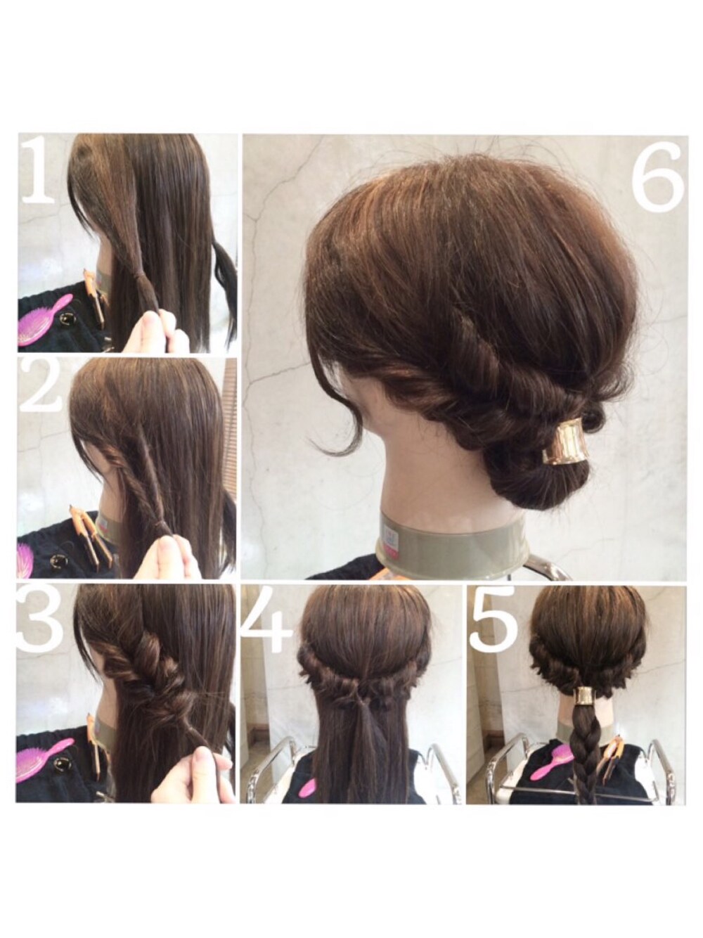 「ヘアリング、ダイソー、ヘアアレンジ」｜「DAISOのアイテム（その他ヘアアクセサリー、ゴールド系）」を使った、MasudaAiri🇲🇾さん（レディース・166cm）の秋コーディネートの1枚目の写真