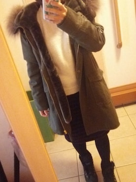 みのりさん（レディース・148cm）の冬コーディネート