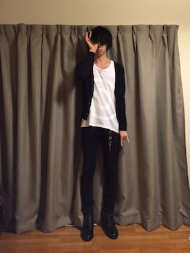 「アイテム（アクセサリー）」を使った、nさん（メンズ・179cm）の春コーディネート