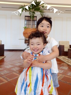 「おめかしコーデ」｜umiem ;pさん（キッズ・80cm）の春コーディネート