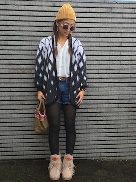 「Koolaburra（クーラブラ）のアイテム」を使った、ryonさん（レディース・167cm）の秋コーディネート