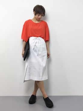 「Rock Spring（ロックスプリング）のアイテム」を使った、おりこさん（レディース・155cm）の夏コーディネート