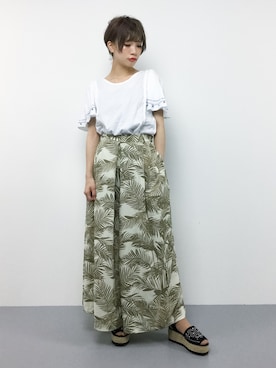 「MULLER（ミューラー）のアイテム」を使った、おりこさん（レディース・155cm）の夏コーディネート