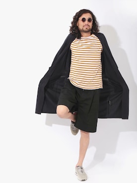 「ナイキスニーカー」｜「アイテム（その他アウター）」を使った、tomonistaさん（メンズ・187cm）の夏コーディネート