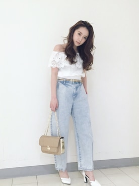 藤井萌さん（レディース・152cm）の春コーディネート