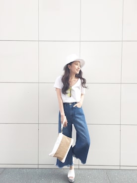 藤井萌さん（レディース・152cm）の夏コーディネート