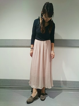 「LIPSERVICE（リップサービス）のアイテム」を使った、yuri osumiさん（レディース・161cm）の秋コーディネート