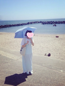 「keisuke kanda（ケイスケカンダ）のアイテム（バッグ）」を使った、smyskさん（レディース・170cm）の夏コーディネート