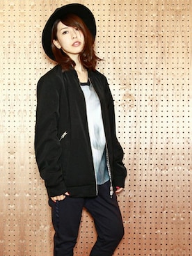 「B.I.D.（ビーアイディー）のアイテム」を使った、MEG BIDさん（レディース・160cm）の冬コーディネート