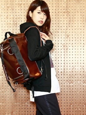 「B.I.D.（ビーアイディー）のアイテム」を使った、MEG BIDさん（レディース・160cm）の春コーディネート