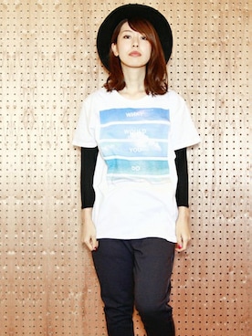 「B.I.D.（ビーアイディー）のアイテム」を使った、MEG BIDさん（レディース・160cm）の春コーディネート