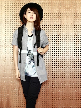 「B.I.D.（ビーアイディー）のアイテム」を使った、MEG BIDさん（レディース・160cm）の春コーディネート