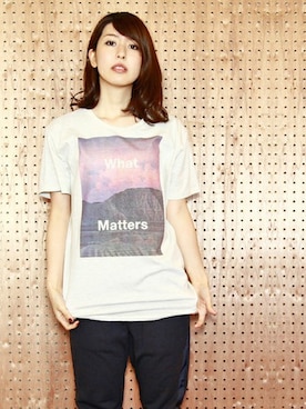 「B.I.D.（ビーアイディー）のアイテム」を使った、MEG BIDさん（レディース・160cm）の春コーディネート