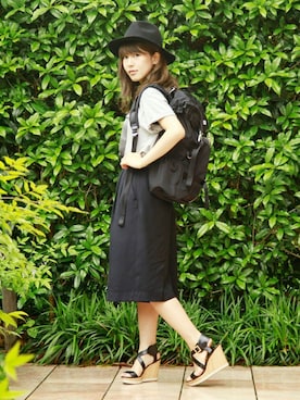 「B.I.D.（ビーアイディー）のアイテム」を使った、MEG BIDさん（レディース・160cm）の夏コーディネート