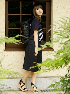 「B.I.D.（ビーアイディー）のアイテム」を使った、MEG BIDさん（レディース・160cm）の秋コーディネート