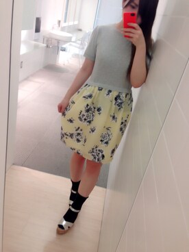 「春ワンピ」｜「アイテム（チェスターコート）」を使った、モアンヌ♩｡*✡さん（レディース・154cm）の春コーディネート