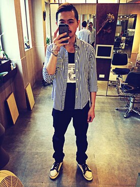 BEEABLEさん（メンズ・173cm）の夏コーディネート