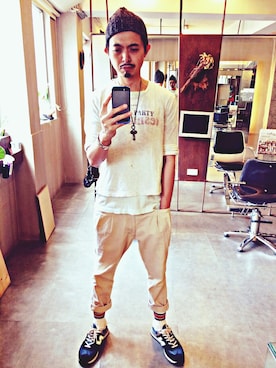 BEEABLEさん（メンズ・173cm）の夏コーディネート