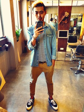 BEEABLEさん（メンズ・173cm）の秋コーディネート