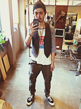 BEEABLEさん（メンズ・173cm）の秋コーディネート