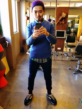 BEEABLEさん（メンズ・173cm）の冬コーディネート